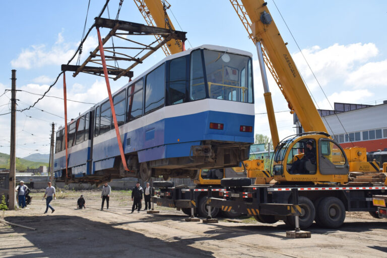 In 2017 trok de tram verder, naar Oost-Kazachstan